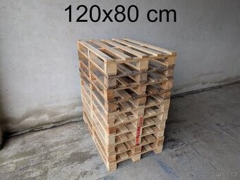 Dřevěné palety (různé velikosti) od 100 Kč