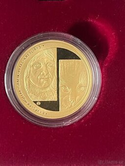 Zlato / zlatá medaile mince Sdružení českých umělců proof