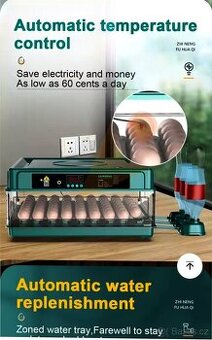 Automatická líheň se světlen na prosvícení násadových vajec - 1