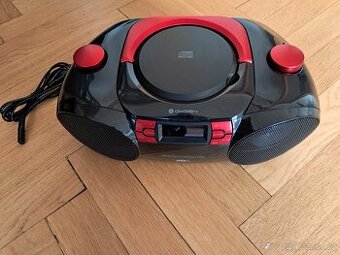 Radiopřijímač DAB+/CD GoGEN CDM 390 BTDABR černý/červený Dig - 1