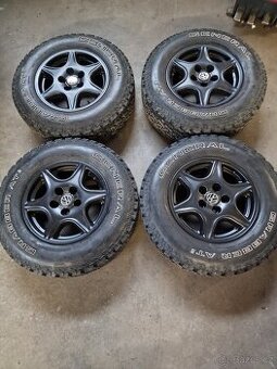Alu disky org.VW T4 15"5×112 Off road pneu