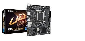 Prodám MB Gigabyte H410M S2H-V3, i3-10105 Intel+8GB RAM+SSD