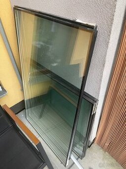 Okna dvojskla 4ks a lišty