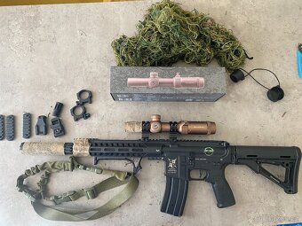 Airsoft zbraň AEG EPES MAJOR AR15 10" full upgrade