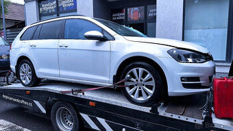 Vůz na náhradní díly VW Golf 7 kombi 2015 CLHA QRK LC9A