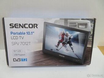 Přenosná televize 10" Sencor SPV 7012T (DVBT2)