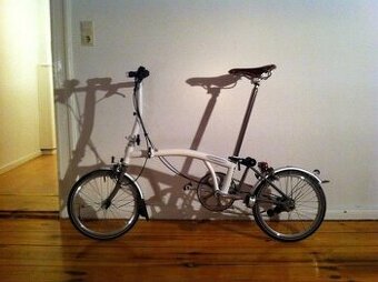 Brompton S2L-X kolo bílé Titan skládací kolo Bike