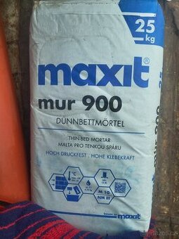 Tenkovrstvá zdící malta 25 kg, 15 pytlů, Maxit mur 900 / lep