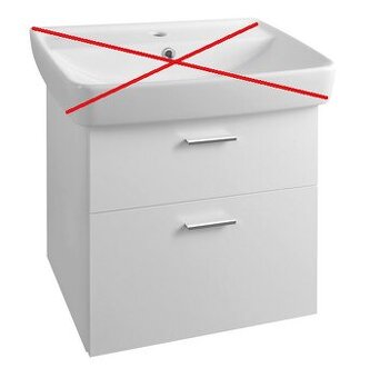 Aqualine ZOJA umyvadlová skříňka šuplíková 50x50x37 cm