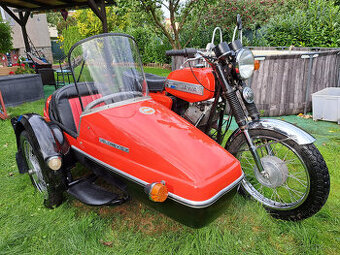 Jawa 350 634 / 5 Sidecar velorex 562 rok v. 1981