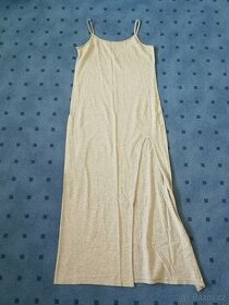 Dlouhé šedé šaty H&M - velikost XS