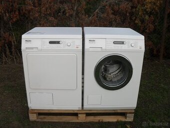 MIELE SET, PRAČKA+SUŠIČKA, 7+6KG, VOŠTINOVÝ BUBNY-7500HODIN