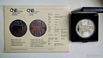 Mince ČNB 500Kč Ústava a soud 2020
