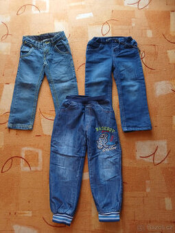Podzimní a zimní jeans pro chlapce