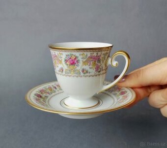 Nádherný vintage mokka šálek s podšálkem od Tirschenreuth