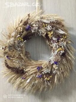 Podzimní věnec na dveře