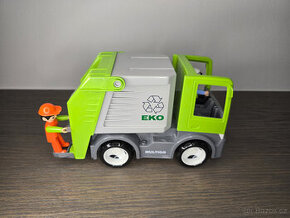 Igráčkovo popelářské auto, 2 nástavby, 2 panáčci