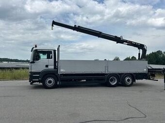 MAN TGS 26.420 - 6x2 – Valník + HR-HIAB Typ 144D-3 HIDUO