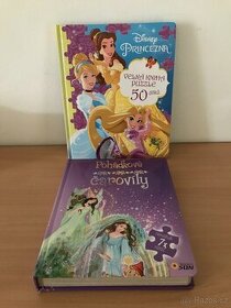 2x kniha puzzle Princess Disney