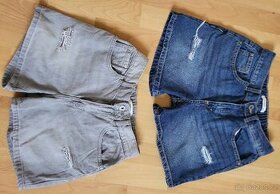 dívčí džínové šortky Reserved - 2 kusy - 1