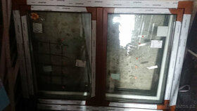 Dvojdílné plastové okno 170x123cm nové - 1