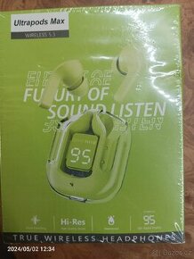 Prodám bezdrátové sluchátka s displejem - 1