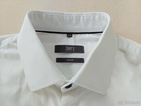 Pánská košile Jake's bílá - 1