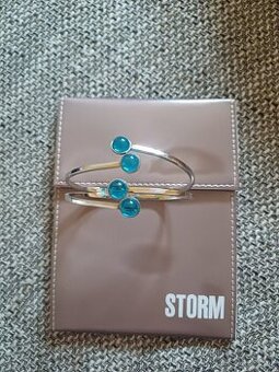 Náramek zn. Storm chir. ocel modrá kulička