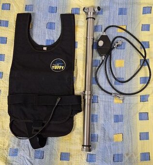 Vyhřívání suchého obleku - vesta+zdroj+regulace