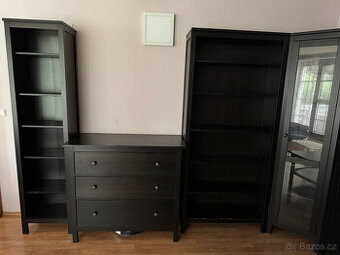 Prodám Hemnes Ikea černý masiv
