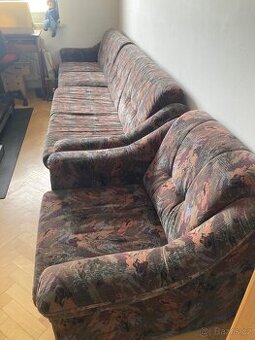 Prodam rozkladaci sedacku plus kreslo