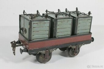 Vzácný námořní zavazadlový vůz Märklin rozchod 1 1898