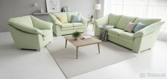 DOVOZ MOŽNÝ Velká rozkládací sedací souprava 3+2+1