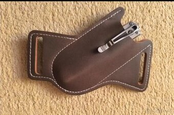 Pouzdro na nůž opaskové, hnědé