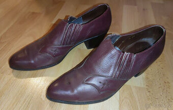 Pánské polobotky kožené