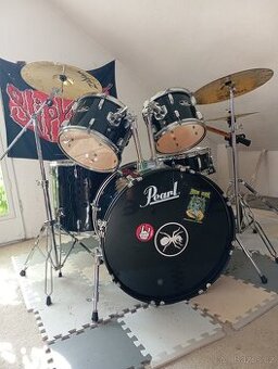 Bicí Pearl Roadshow Rock Set Jet Black / JUNIOR /REZERVOVÁNO