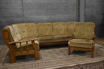 Rohová sedací souprava+ Křeslo