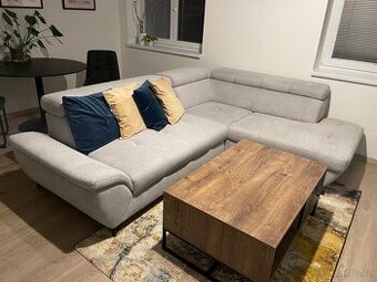 Rozkládací pohovka s úložným prostorem