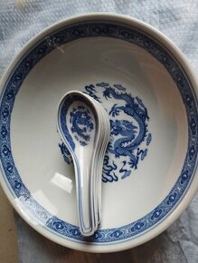 činská mísa a lžičky