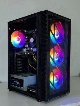 Herní PC, Intel i5-7400, RX 5500 XT, 16GB RAM, SSD, WIN 11