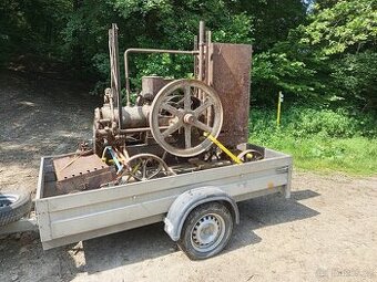 Stabilní motor , parní stroj.