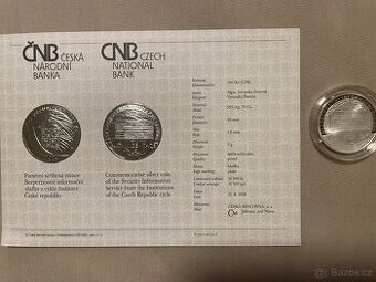 Mince ČNB Bezpečnostní informační služba