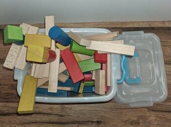 Dřevěné kostky Woody