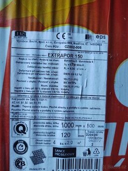 Polystyren EPS 100 120mm šedý