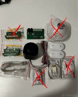 Jablotron 60 a 80 komponenty přebytky