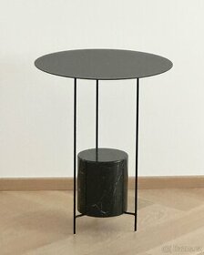 Molteni, luxusni designovy stolek, pravý mramor