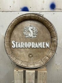 Stará pivní cedule STAROPRAMEN
