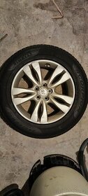 Sada hliníkových kolo Hyundai ix55 + pneumatiky