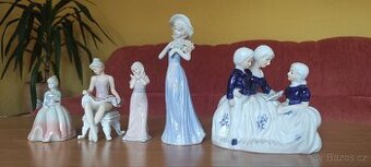 Porcelánové krásné sošky