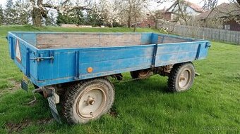 Přívěs vlek vlečka za traktor T3,5S SPZ STK